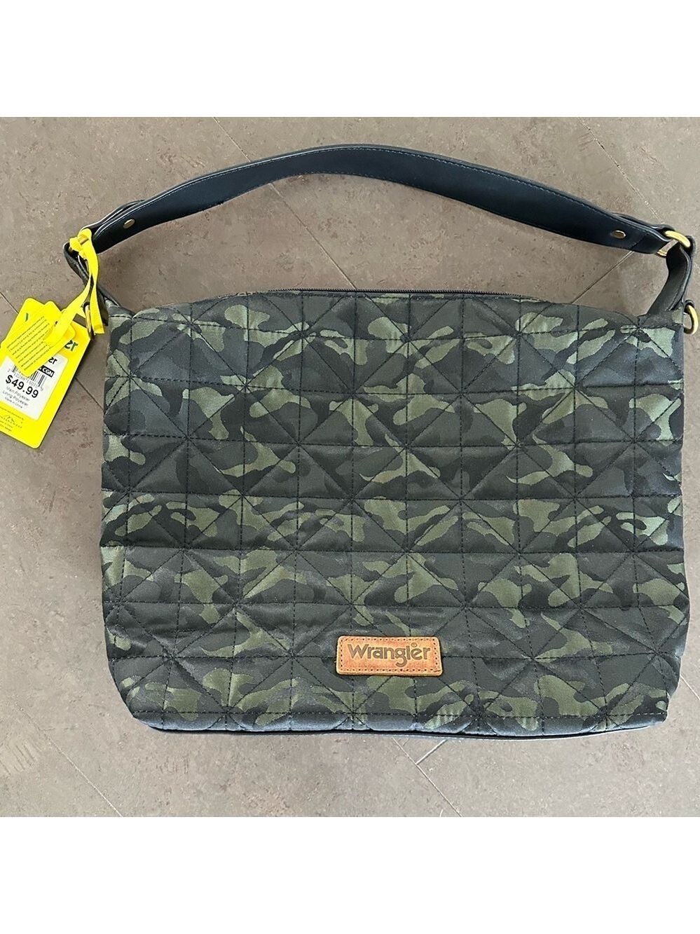 Wrangler quilted hobo bag